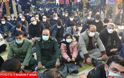 مراسم وداع با پیکر مدافع امنیت شهید سرهنگ پاسدار “مهران شوری‌زاده” در ساری