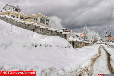 بارش نخستین برف سنگین زمستانی در سوادکوه