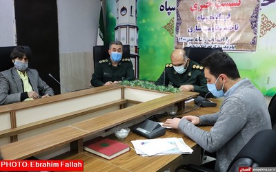 نشست خبری فرمانده سپاه شهرستان ساری بمناسبت دهه فجر