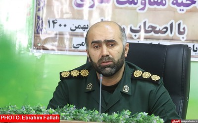 نشست خبری فرمانده سپاه شهرستان ساری بمناسبت دهه فجر