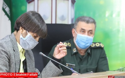 نشست خبری فرمانده سپاه شهرستان ساری بمناسبت دهه فجر