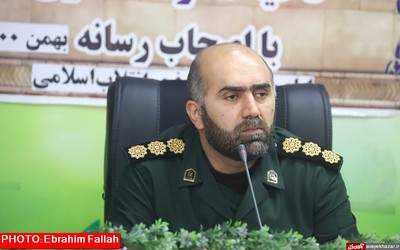 نشست خبری فرمانده سپاه شهرستان ساری بمناسبت دهه فجر
