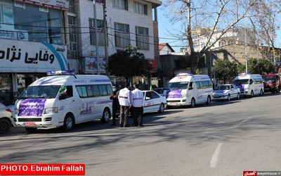 مانور اورژانس اجتماعی مازندران در ساری