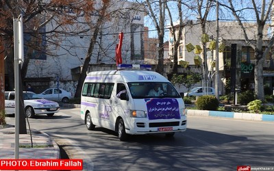 مانور اورژانس اجتماعی مازندران در ساری