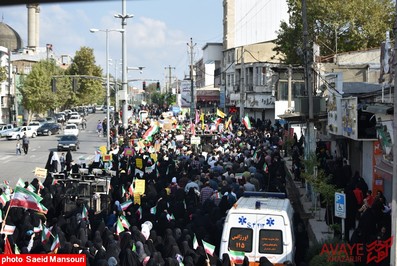 تصاویر راهپیمایی ۱۳ آبان ۱۴۰۱ در نکا