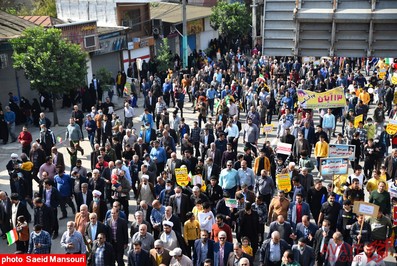 تصاویر راهپیمایی ۱۳ آبان ۱۴۰۱ در نکا