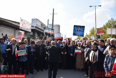 تصاویر راهپیمایی ۱۳ آبان ۱۴۰۱ در نکا