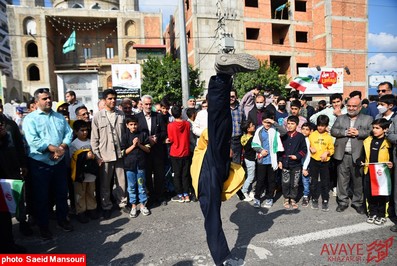 تصاویر راهپیمایی ۱۳ آبان ۱۴۰۱ در نکا