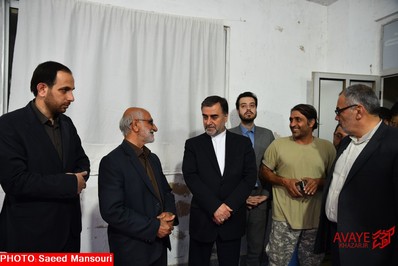 دیدار استاندار مازندران با خانواده ۲ شهید مدافع حرم در نکا
