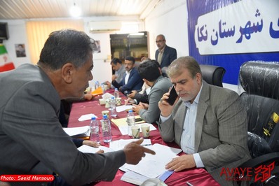 دیدار مردمی رئیس کل دادگستری مازندران با مردم شهرستان نکا