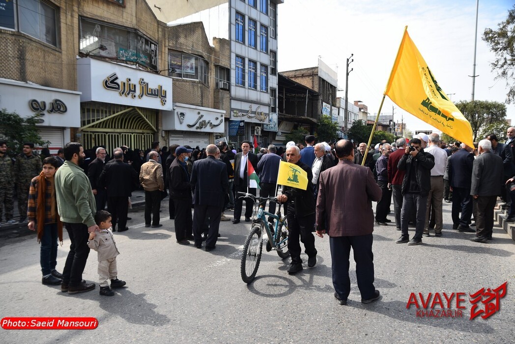 راهپیمایی روز قدس 1404 نکا