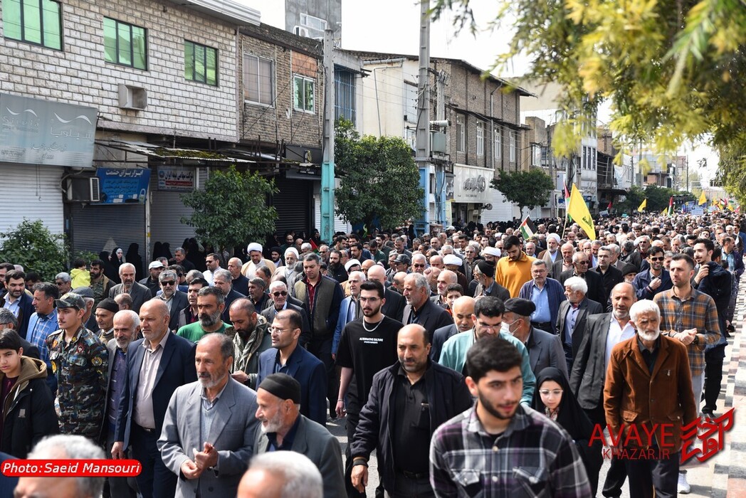 راهپیمایی روز قدس 1404 نکا