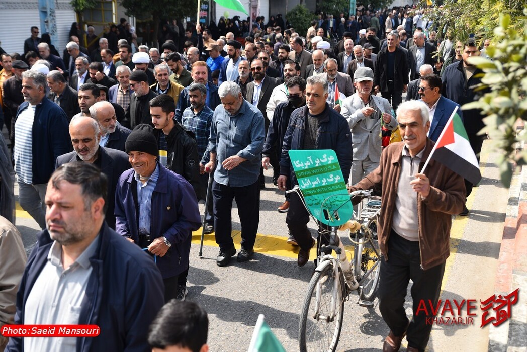 راهپیمایی روز قدس 1404 نکا