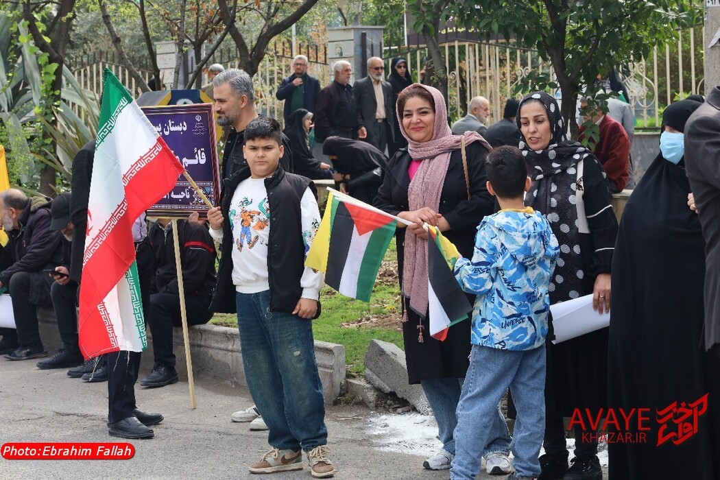 راهپیمایی روز قدس ۱۴۰۴ در ساری