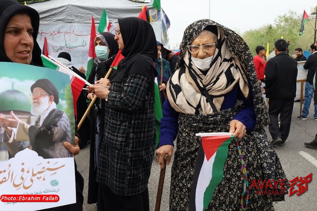 راهپیمایی روز قدس ۱۴۰۴ در ساری