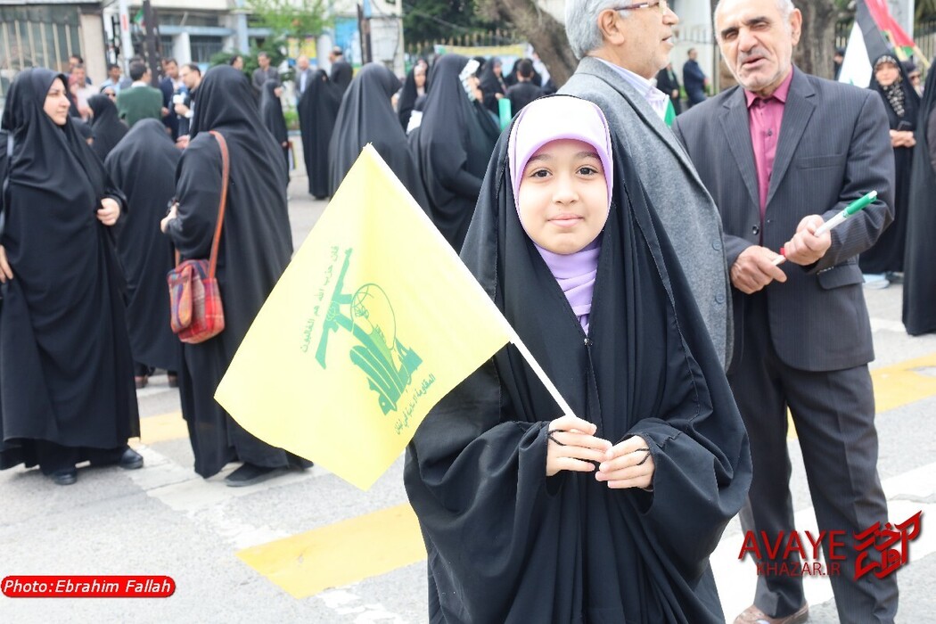 راهپیمایی روز قدس ۱۴۰۴ در ساری