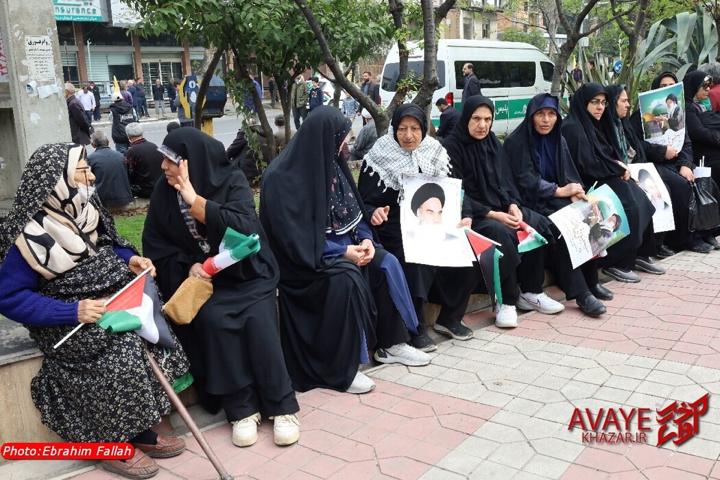 راهپیمایی روز قدس ۱۴۰۴ در ساری