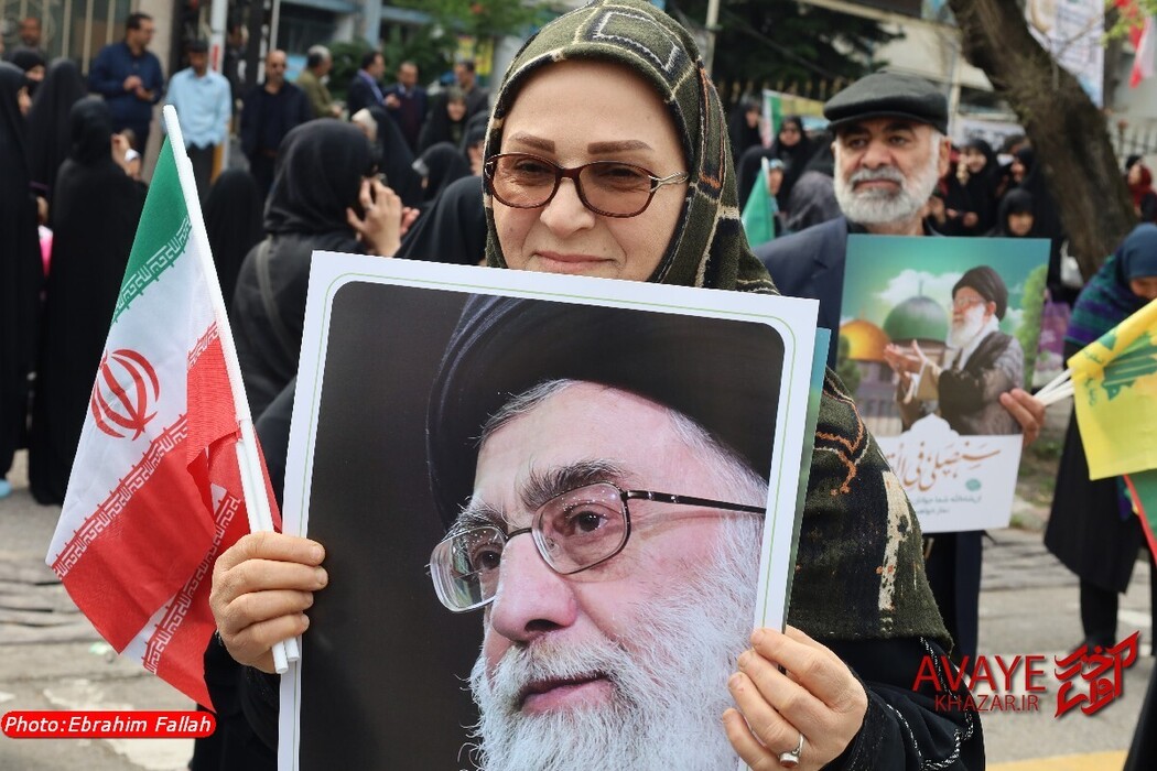 راهپیمایی روز قدس ۱۴۰۴ در ساری