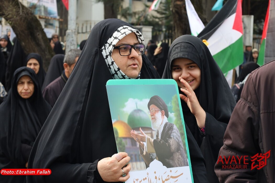 راهپیمایی روز قدس ۱۴۰۴ در ساری