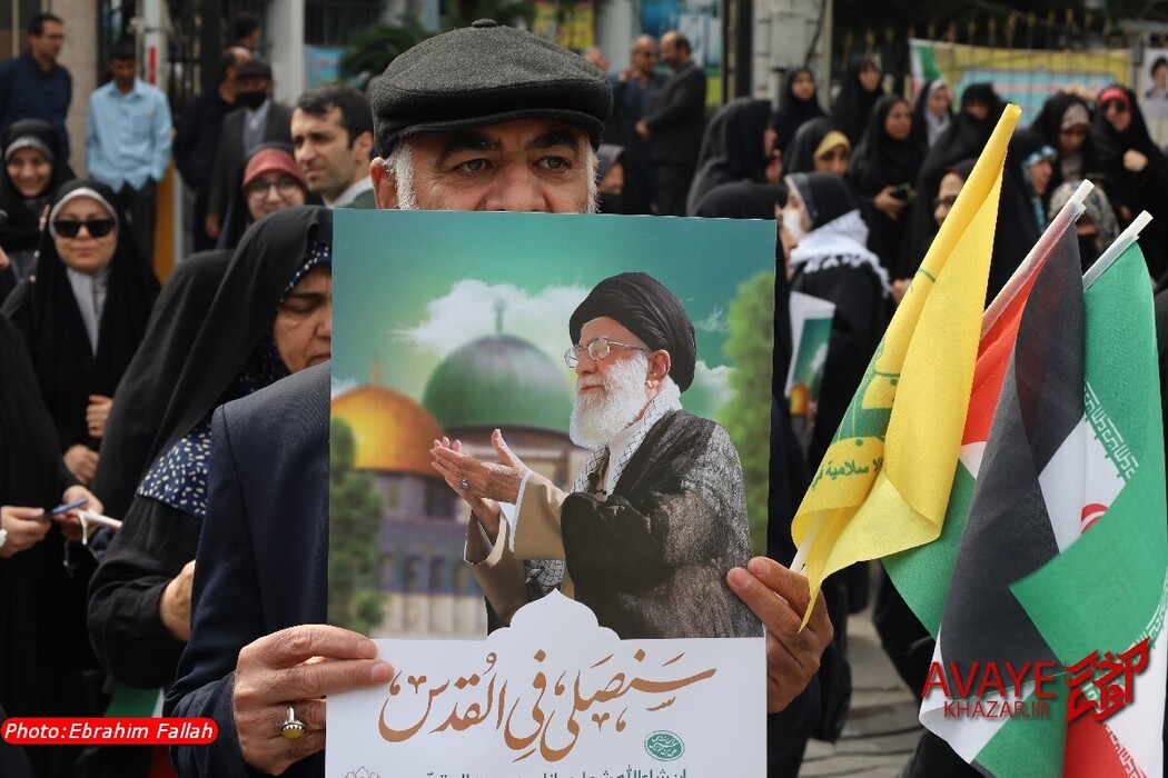 راهپیمایی روز قدس ۱۴۰۴ در ساری