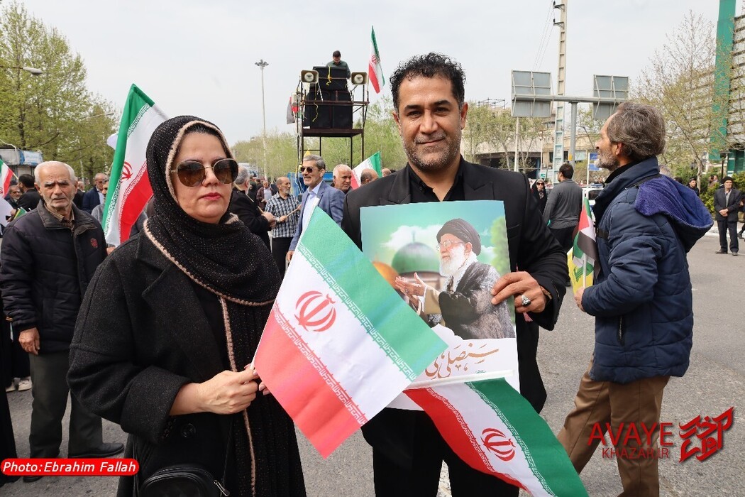 راهپیمایی روز قدس ۱۴۰۴ در ساری