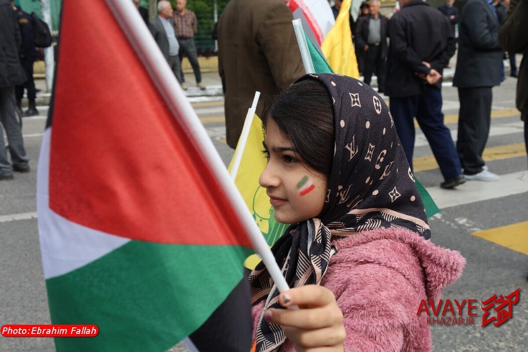 راهپیمایی روز قدس ۱۴۰۴ در ساری