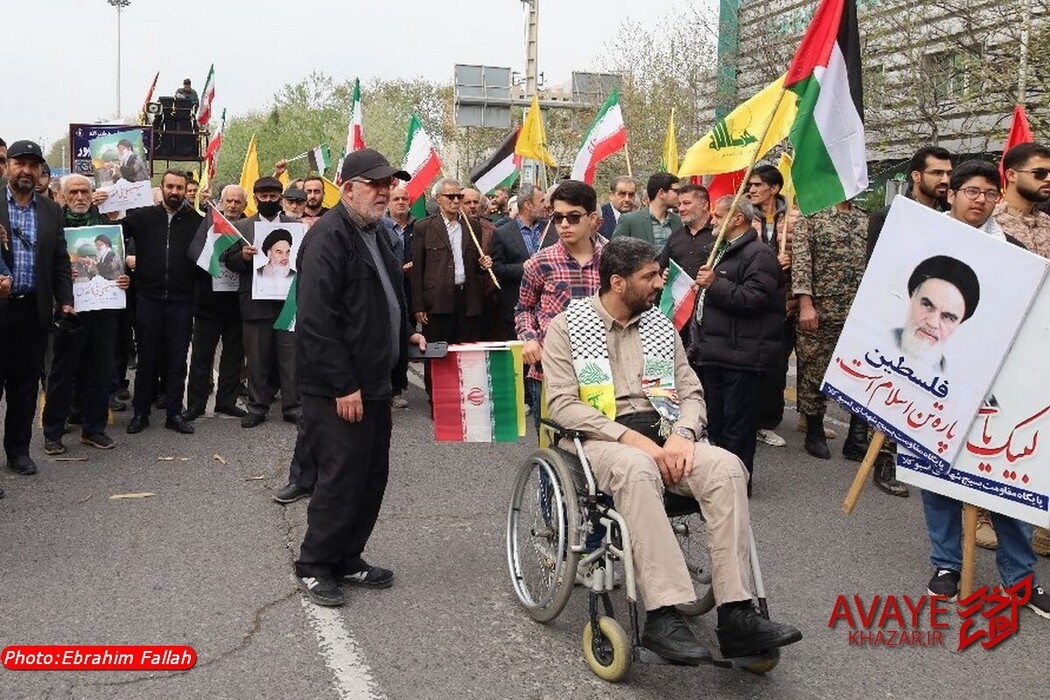 راهپیمایی روز قدس ۱۴۰۴ در ساری