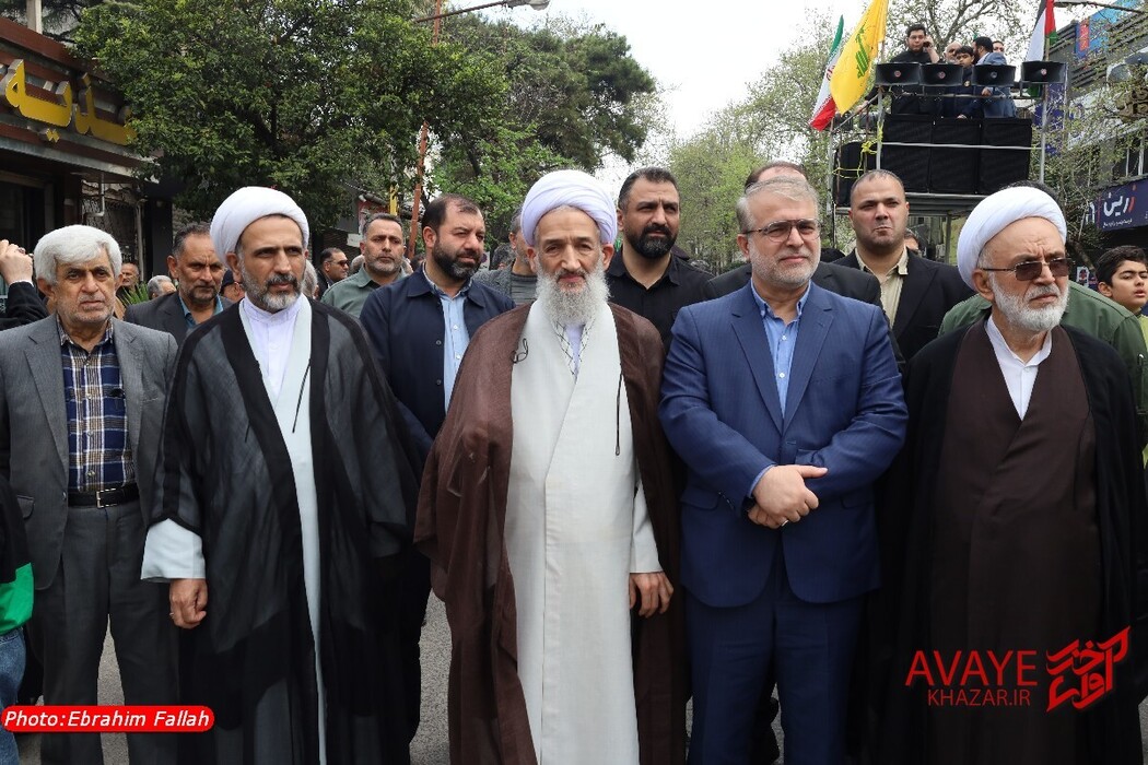 راهپیمایی روز قدس ۱۴۰۴ در ساری