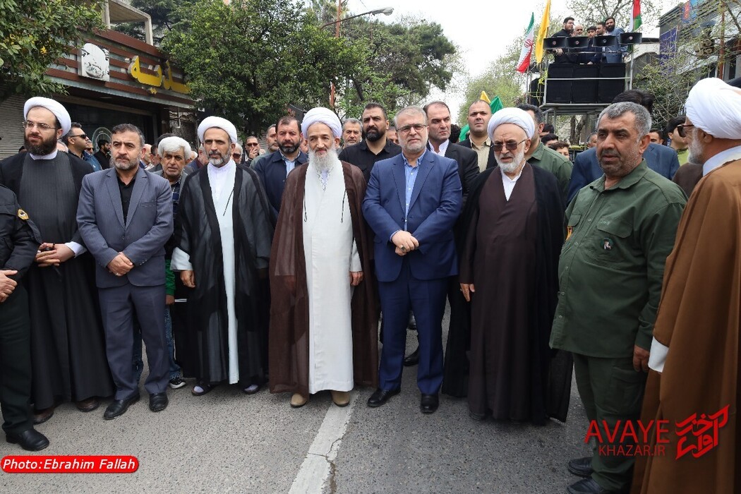 راهپیمایی روز قدس ۱۴۰۴ در ساری