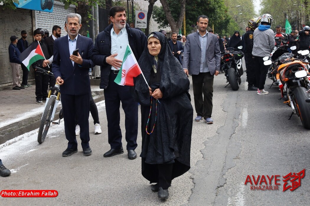 راهپیمایی روز قدس ۱۴۰۴ در ساری