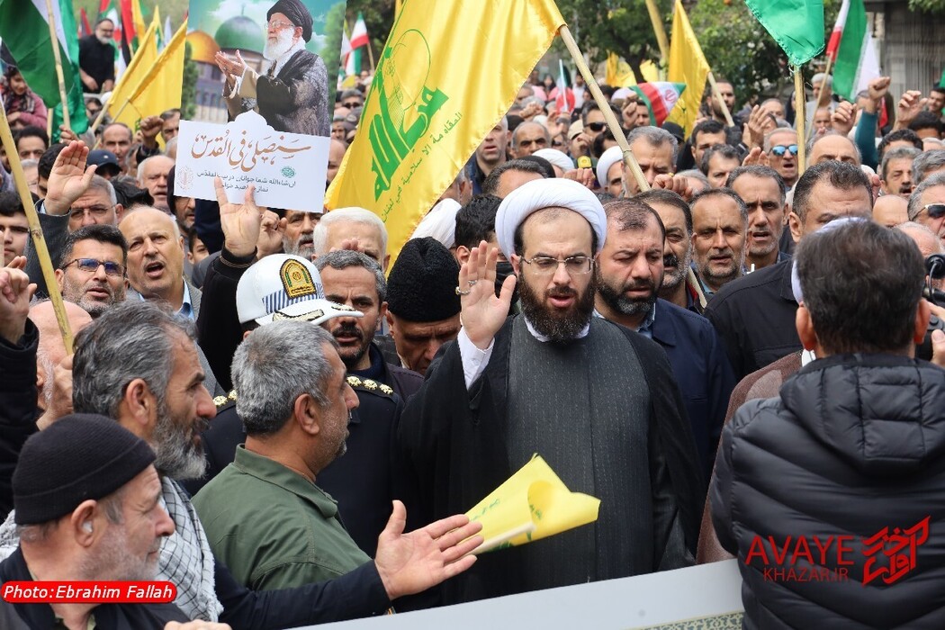 راهپیمایی روز قدس ۱۴۰۴ در ساری