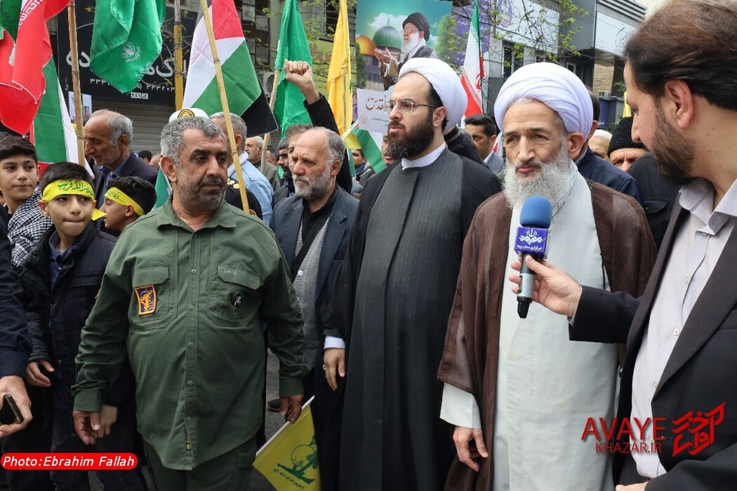 راهپیمایی روز قدس ۱۴۰۴ در ساری