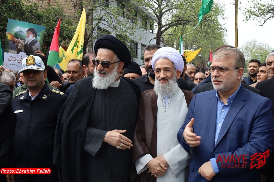 راهپیمایی روز قدس ۱۴۰۴ در ساری