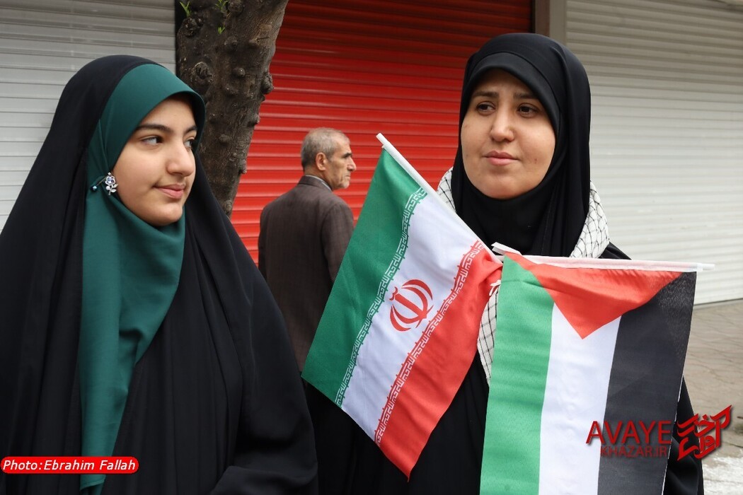 راهپیمایی روز قدس ۱۴۰۴ در ساری