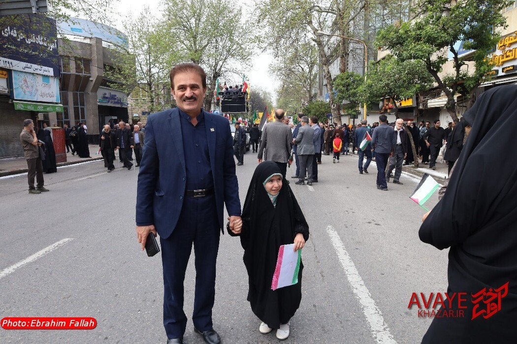 راهپیمایی روز قدس ۱۴۰۴ در ساری