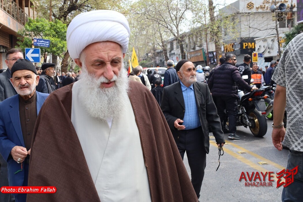 راهپیمایی روز قدس ۱۴۰۴ در ساری