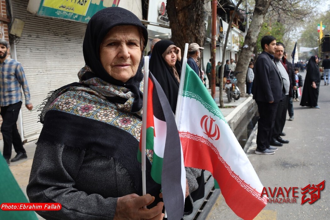 راهپیمایی روز قدس ۱۴۰۴ در ساری