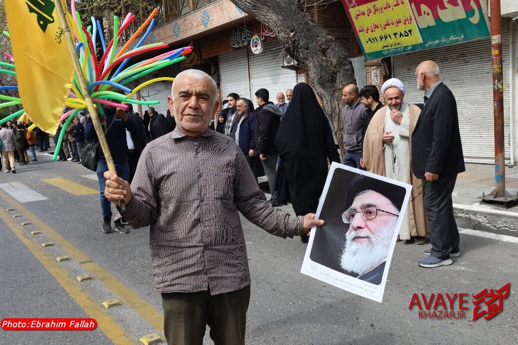 راهپیمایی روز قدس ۱۴۰۴ در ساری