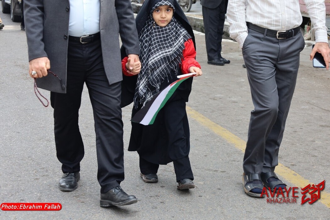 راهپیمایی روز قدس ۱۴۰۴ در ساری
