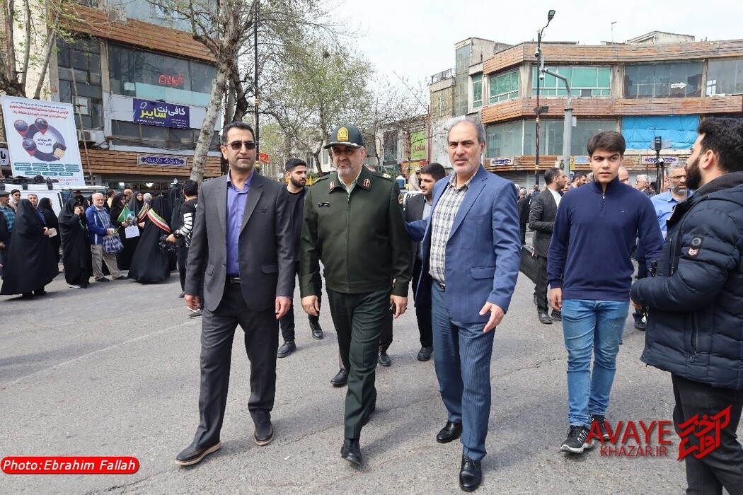 راهپیمایی روز قدس ۱۴۰۴ در ساری