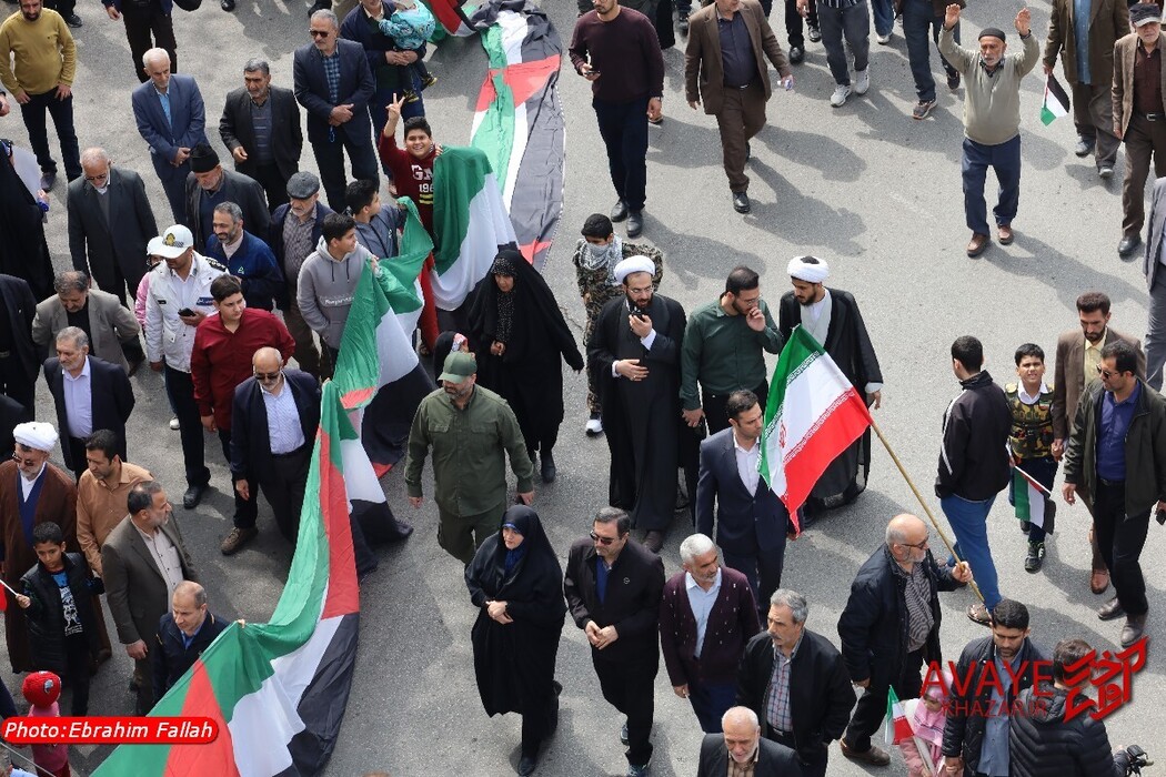 راهپیمایی روز قدس ۱۴۰۴ در ساری