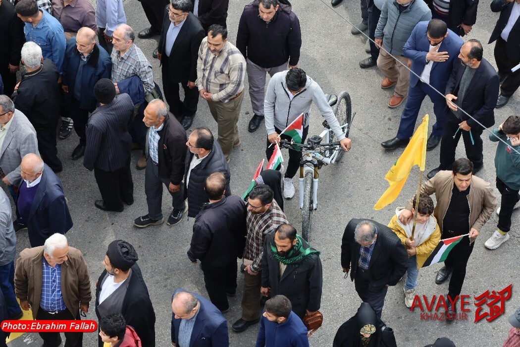 راهپیمایی روز قدس ۱۴۰۴ در ساری