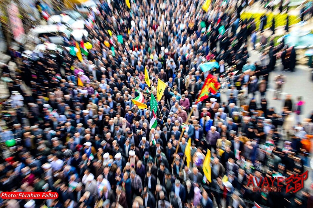 راهپیمایی روز قدس ۱۴۰۴ در ساری