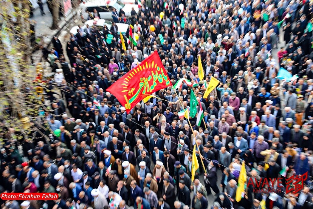 راهپیمایی روز قدس ۱۴۰۴ در ساری