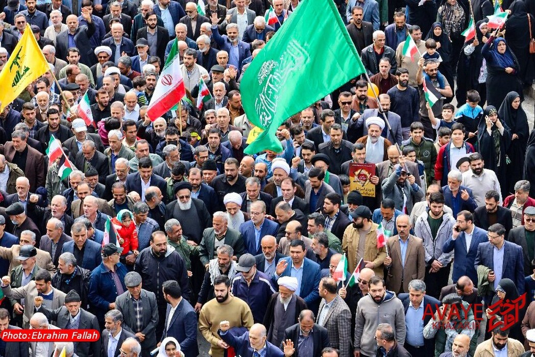 راهپیمایی روز قدس ۱۴۰۴ در ساری