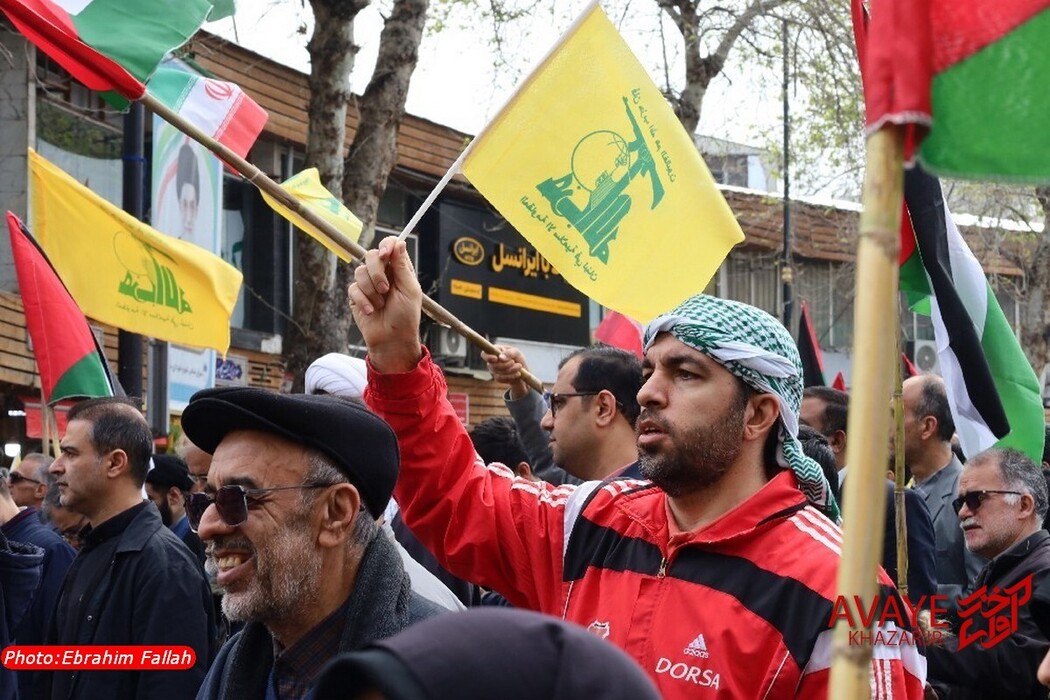 راهپیمایی روز قدس ۱۴۰۴ در ساری