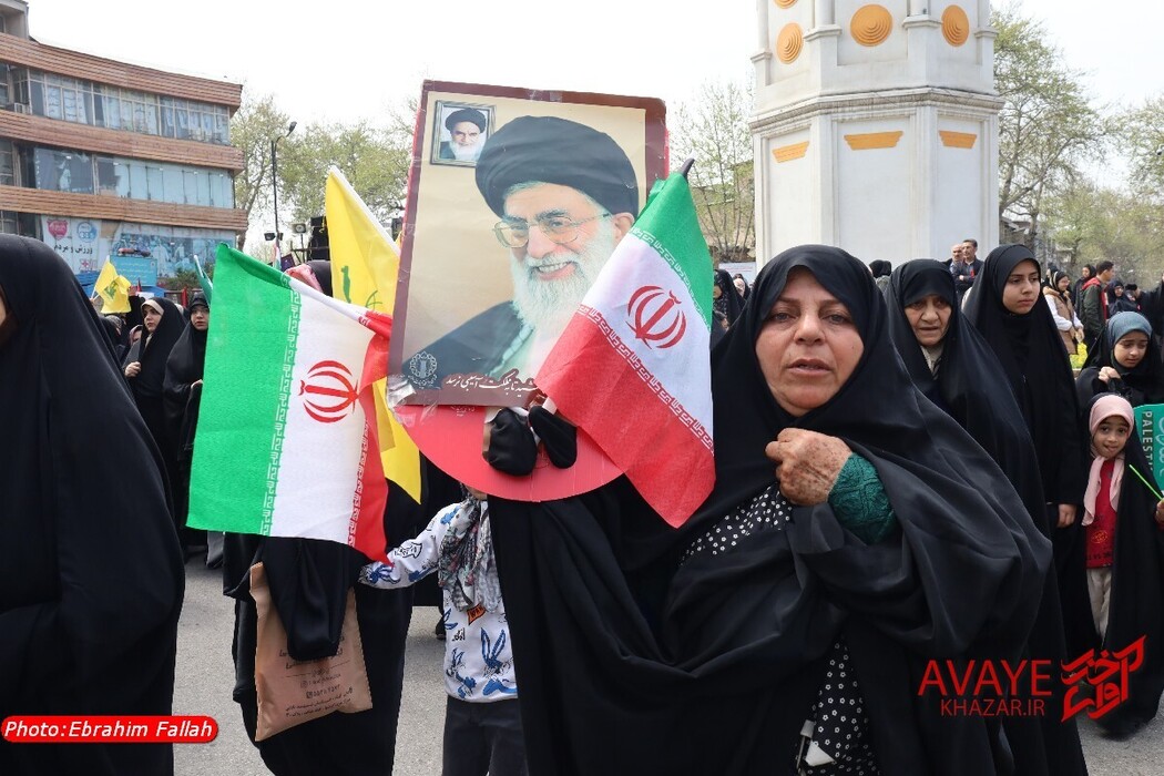 راهپیمایی روز قدس ۱۴۰۴ در ساری