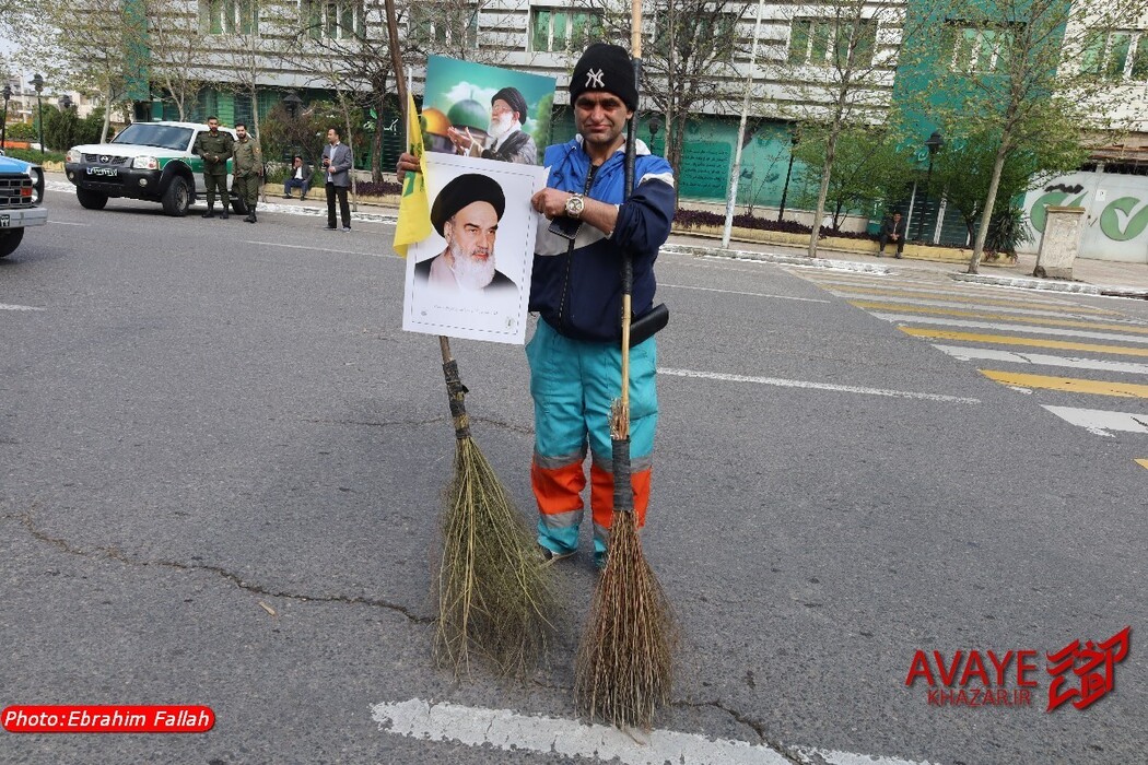 راهپیمایی روز قدس ۱۴۰۴ در ساری