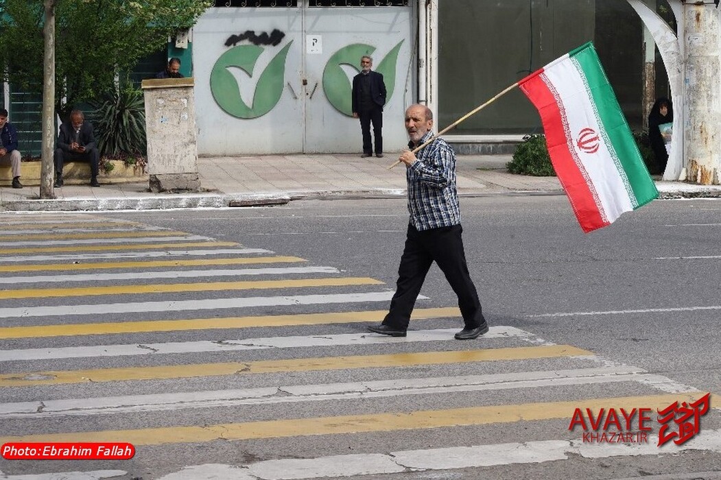 راهپیمایی روز قدس ۱۴۰۴ در ساری